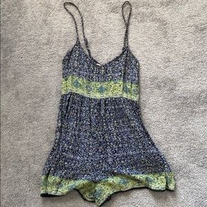 Forever 21 Flower Pattern Romper